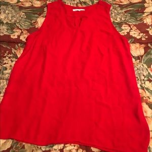 Red dress tank top